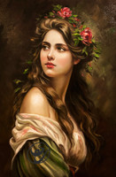 تابلو نقاشی ، نقاشی چهره ، نقاشی رنگ روغن ، نقاشی - ۵۰ در ۷۰ / بدون قاب